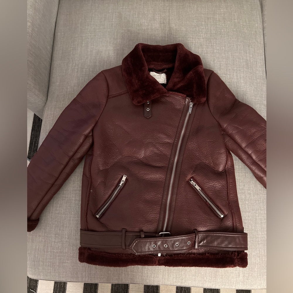 Zara fur coat